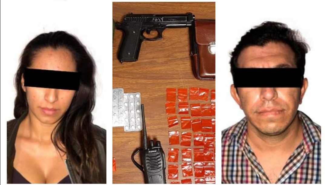 Detienen a mujer y hombre con droga y arma de juguete en La Calera ...