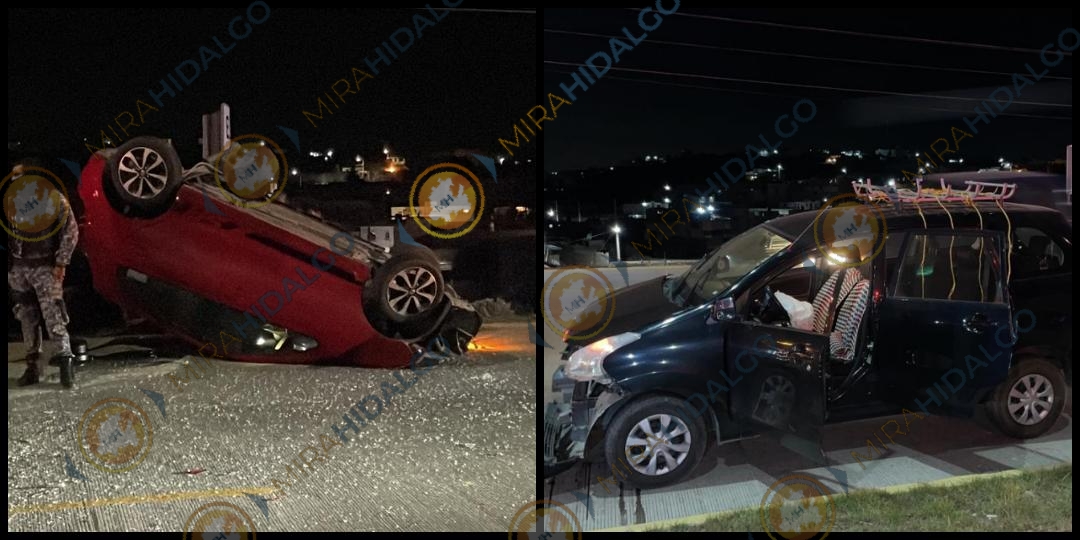 Conductor ebrio provoca choque y volcadura en la Pachuca - Actopan ...