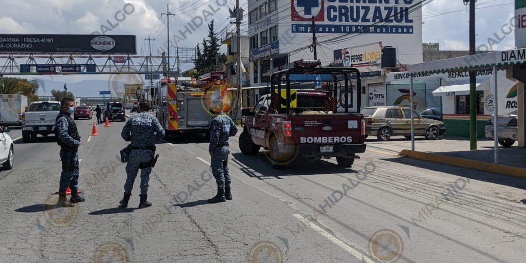 Evacuan negocios de San Antonio El Desmonte, ante fuga de gas cloro
