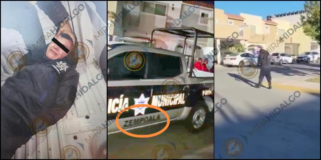 VIDEO: Parranda de policías de Zempoala se sale de control ¡EN PACHUCA!