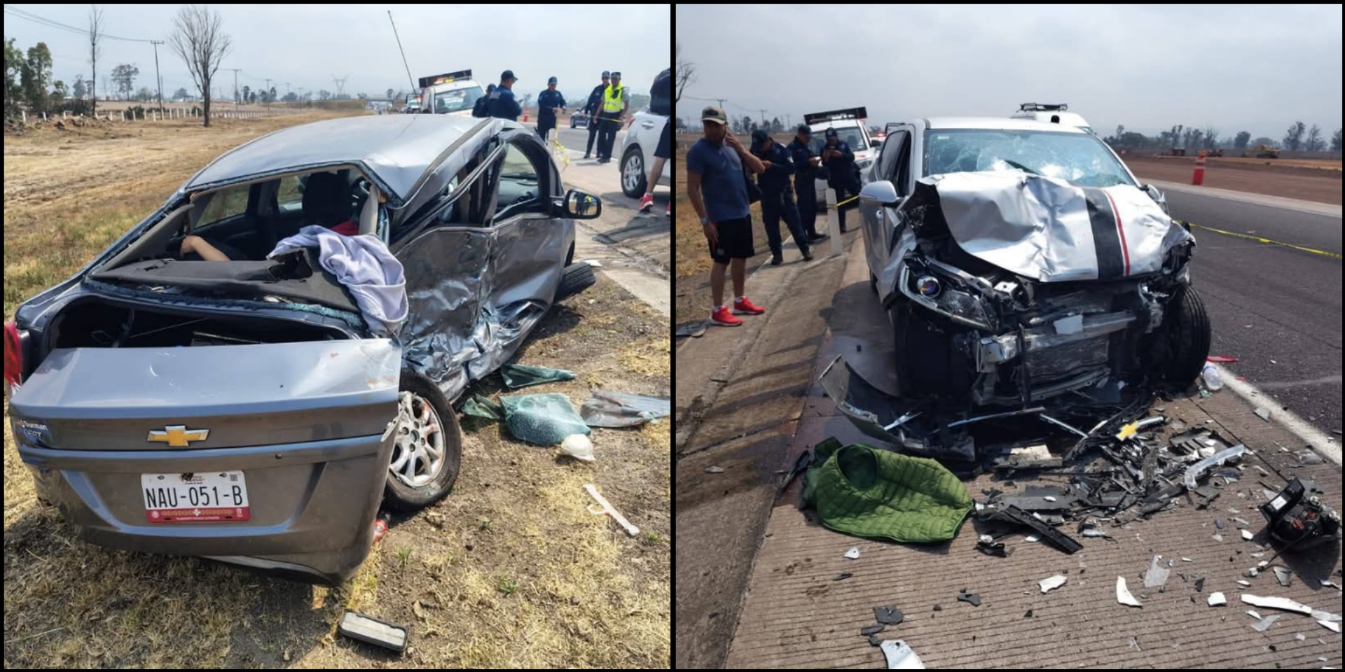 Deja 4 personas sin vida choque entre 2 vehículos en la México - Tuxpan ...