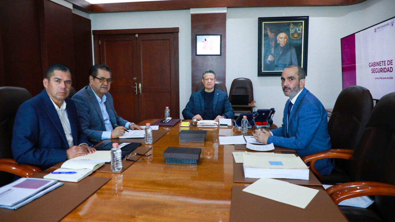 09 JUNIO 2025_GOBERNADOR_REUNIÓN SEMANAL DEL GABINETE DE SEGURIDAD