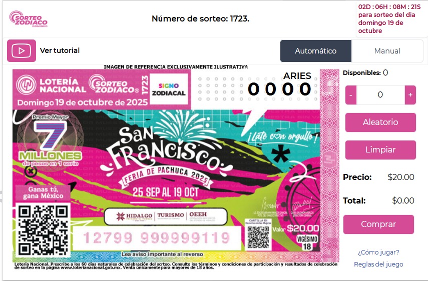billete lotería nacional